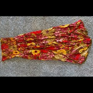 Angie floral strapless romper